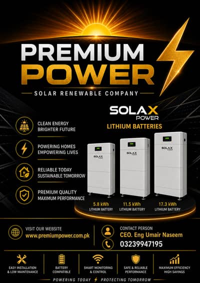 Solax Power 5 kW  Lithium Battery