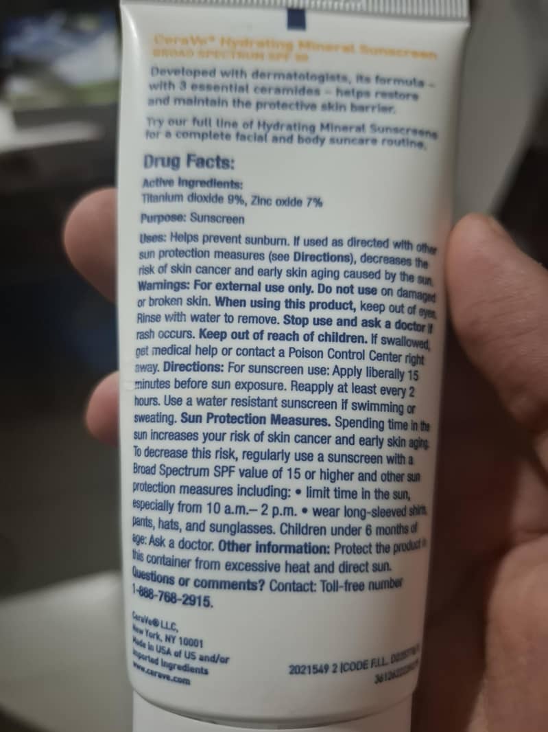 CeraVe sunscreen 1