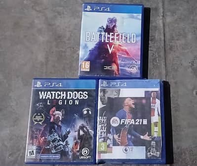 WATCH DOGS LEGION / FIFA21 / BATTLEFIELD5 PS4/PS5