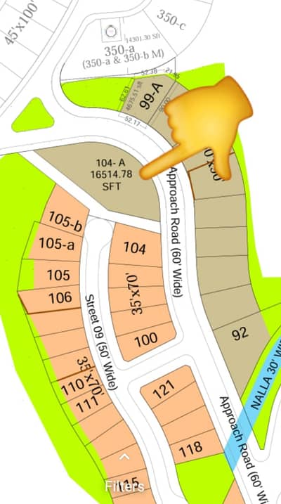 3 Side Open Full Heighted Front open Plot