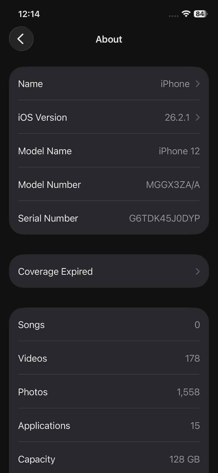 Apple iPhone 12 5