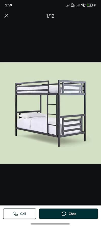 Bunker Bed|iron bunk bed|kids bed|Iron Double Bed|03092056793