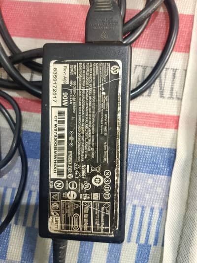 HP Original Charger 90W Laptop Adapter with Blue Tip – Working Perfect
