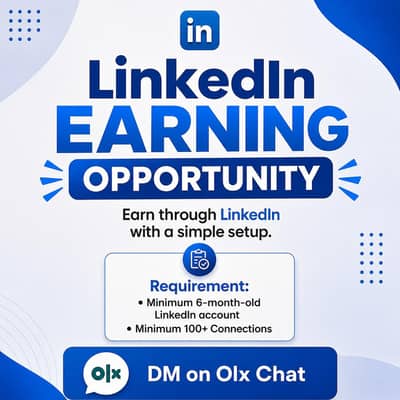 Online Job / Work From Home/ Earn via LinkedIn / Part Time