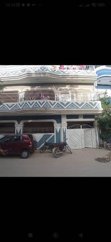 SECTOR 11/A GROUND PLUS ONE PLUS TWO BED LOUNGE ON SECOND FLOOR HOUSE* NORTH KARACHI