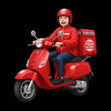 Part time food delivery riders / sale person required
