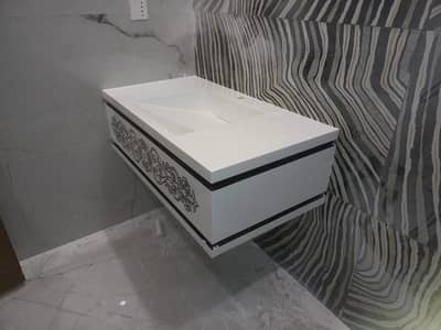 corian vanity's kitchen top bank top table top