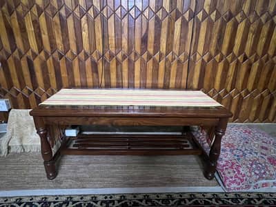 Pure wooden table