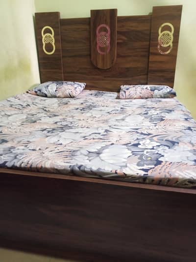 bed with wardrobe urgent sale