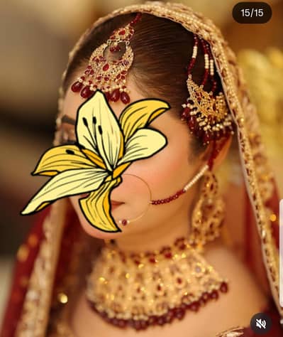 zarcon red bridal set