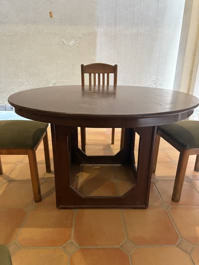 4 persons dining table just in 50 thousand home visit allowed