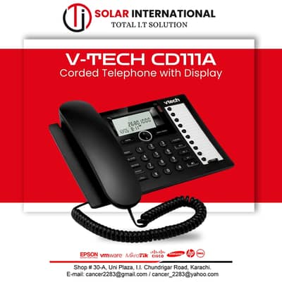 VTech CD111A Corded Telephone with Display