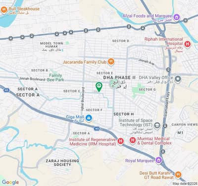 08 Marla Commercial Plot On Main Tipu Boulevard Sector D, DHA Phase 2, Islamabad
