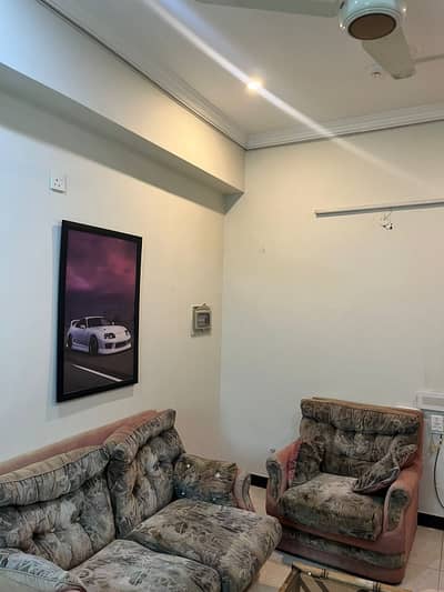 Brand New 1bed furnished apartment available for rent near nust double road.