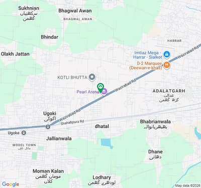 114 Marla plot For Sale Main Wazirabad Road Near Shazad Grill Ugoki Sialkot