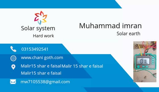 Solar earthing service