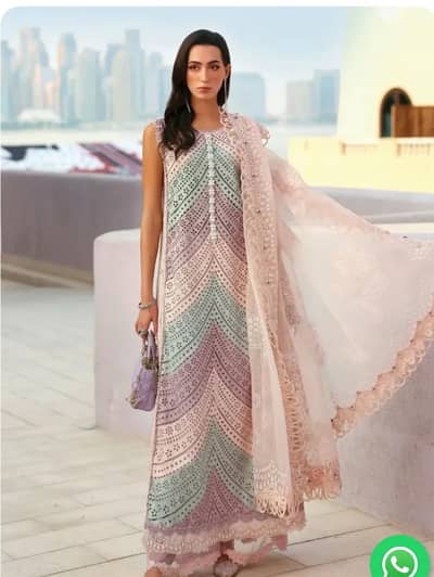  Unstitched Chikankari 3pc - Rs 15000 Wala 10000 | Free Delivery RYK
