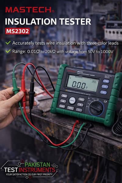 MASTECH MS2302 Earth Resistance Tester Price in Pakistan