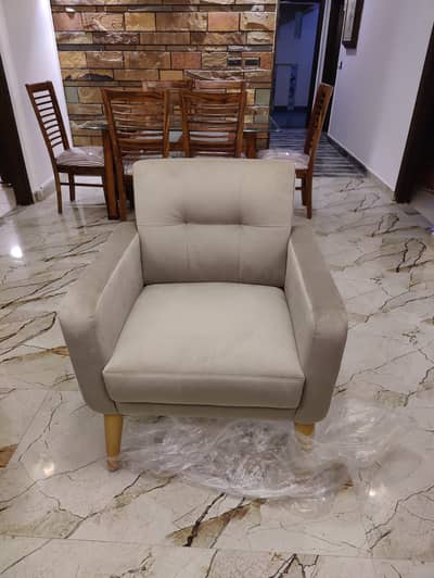 2 Sofa Chairs in Mint Condition and Premium Quality