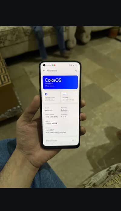 Oppo F19 pro 8+8gb Ram 128gb Rom