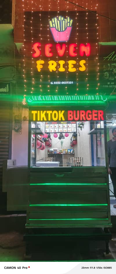 fast food counter