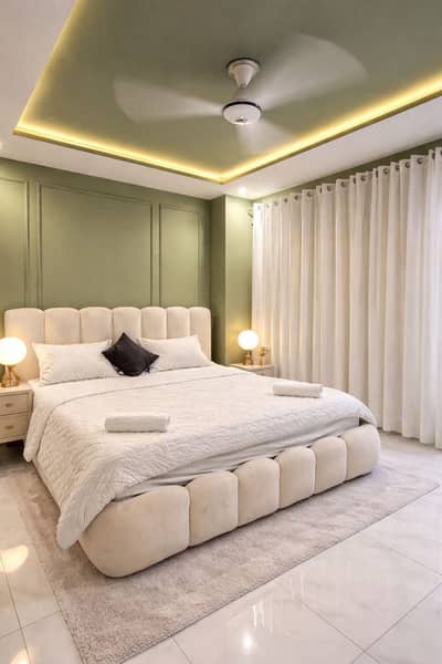 One bedroom apartment per day available Gulbug green Islamabad luxury furnished apartment