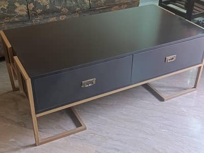 Black and Golden Center Table/Coffee table