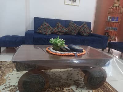 7 Seater Sofa Cum Sethi Set with Centre Table