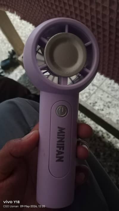 Hand Held Rechargable Fan