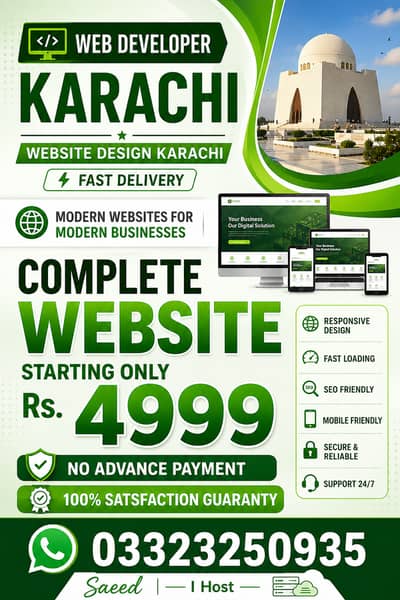 Web Developer in Karachi | Website Design Karachi | WordPress Expert
