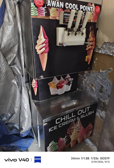 slush ice cream set up for sale