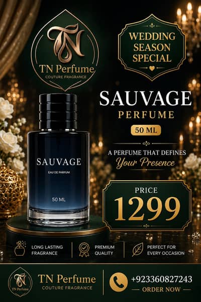 sauvage purfume 1299 price delivery charges alag hey only karachi