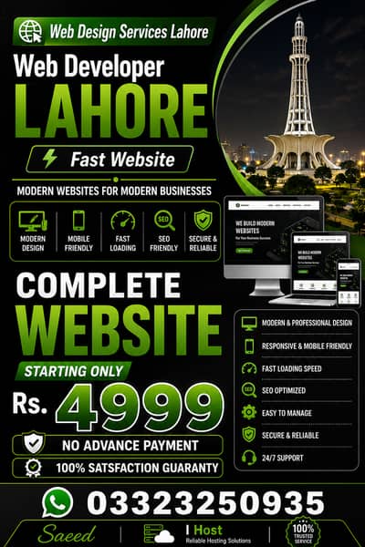 Web Developer in Lahore | Website Designer Lahore | WordPress Pro