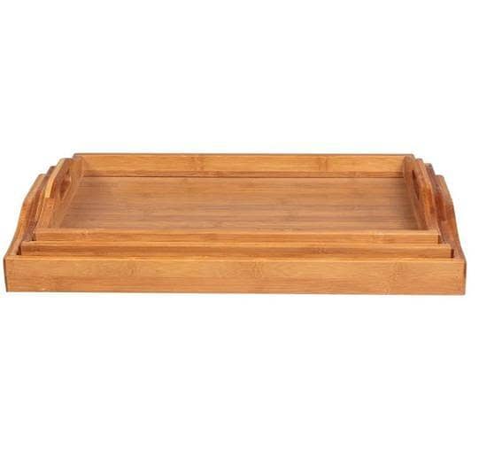 Elegant 3-Piece Serving Tray Set – Stylish & Functional Entertaining Essentials