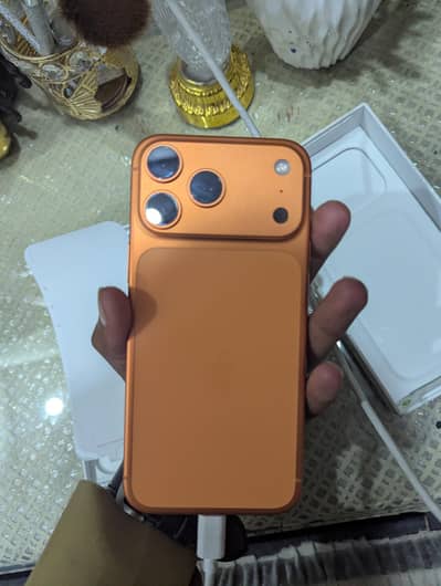 I phone 17pro. max  256gb Orange colour Pta approved