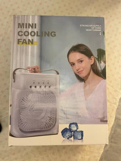 Portable Mini Ice Cooling Fan | Humidifier & Mist Spray | USB Type-C