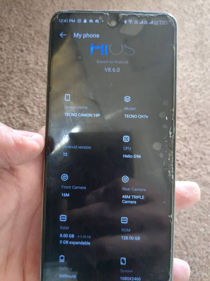 Tecno Camon 18p 4