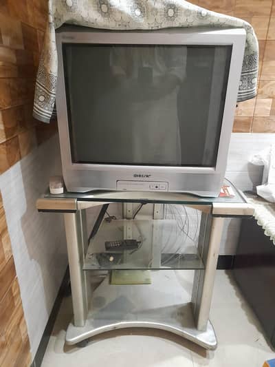 Sony TV 17 inch with Beautiful TV stand
