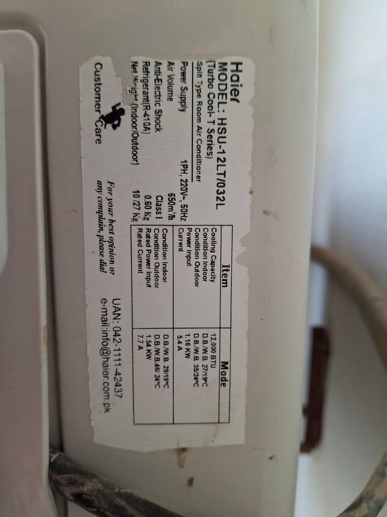 Haier Split AC 3