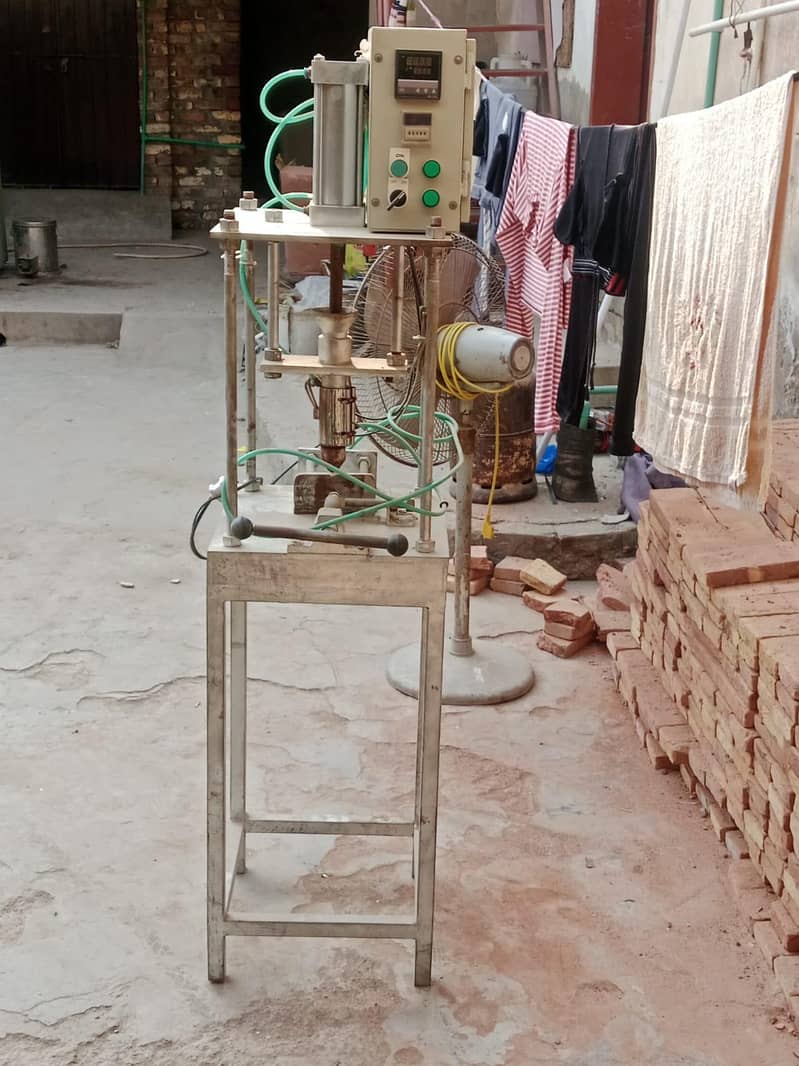 Data cable manufacturing machine with calender 6