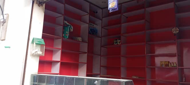 racks and counter and other things for sale