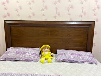 Bed for sale in less used condition alonwith 6inch foam mattress