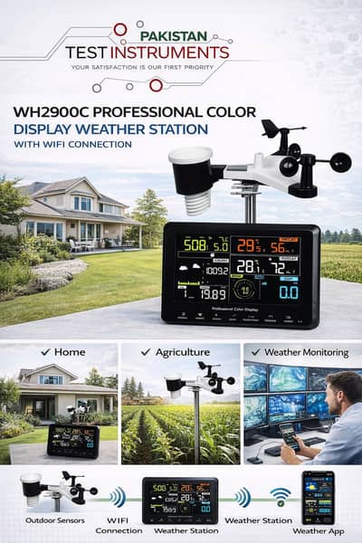 MISOL WH2900C WiFi Wireless Weather Station Price in Pakistan