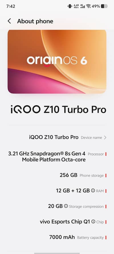 iQoo z10 turbo pro