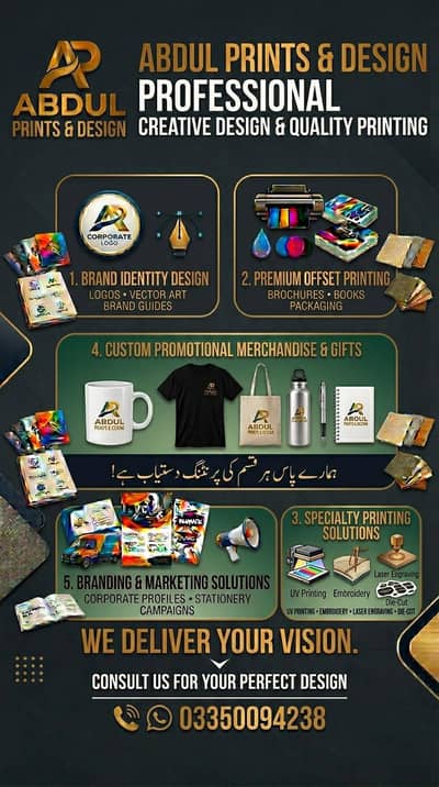 Graphics Designing and printing services