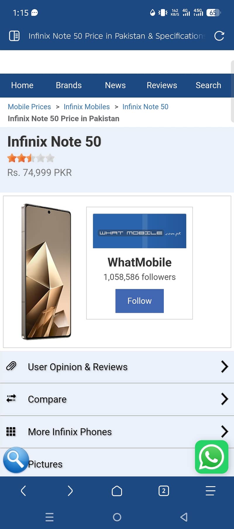 Infinix Note 50 1