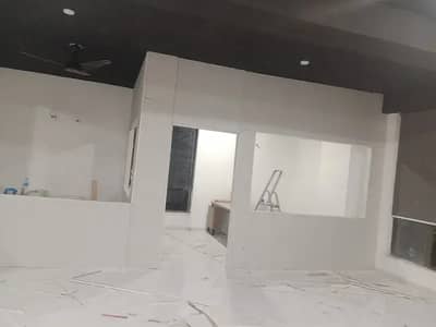 gypsum board partition/cement partition/gypsum ceiling/glass partition