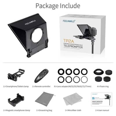 Feelworld TP2A is a portable 8-inch teleprompter 03249107656