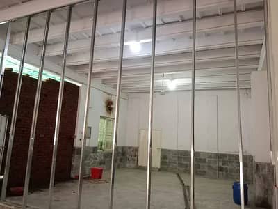 cement partition/glass partition/gypsum ceiling/gypsum board partition