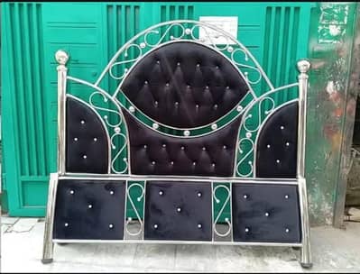 Stainless steel Bed|Steel Double Bed|Bed set|03092056793